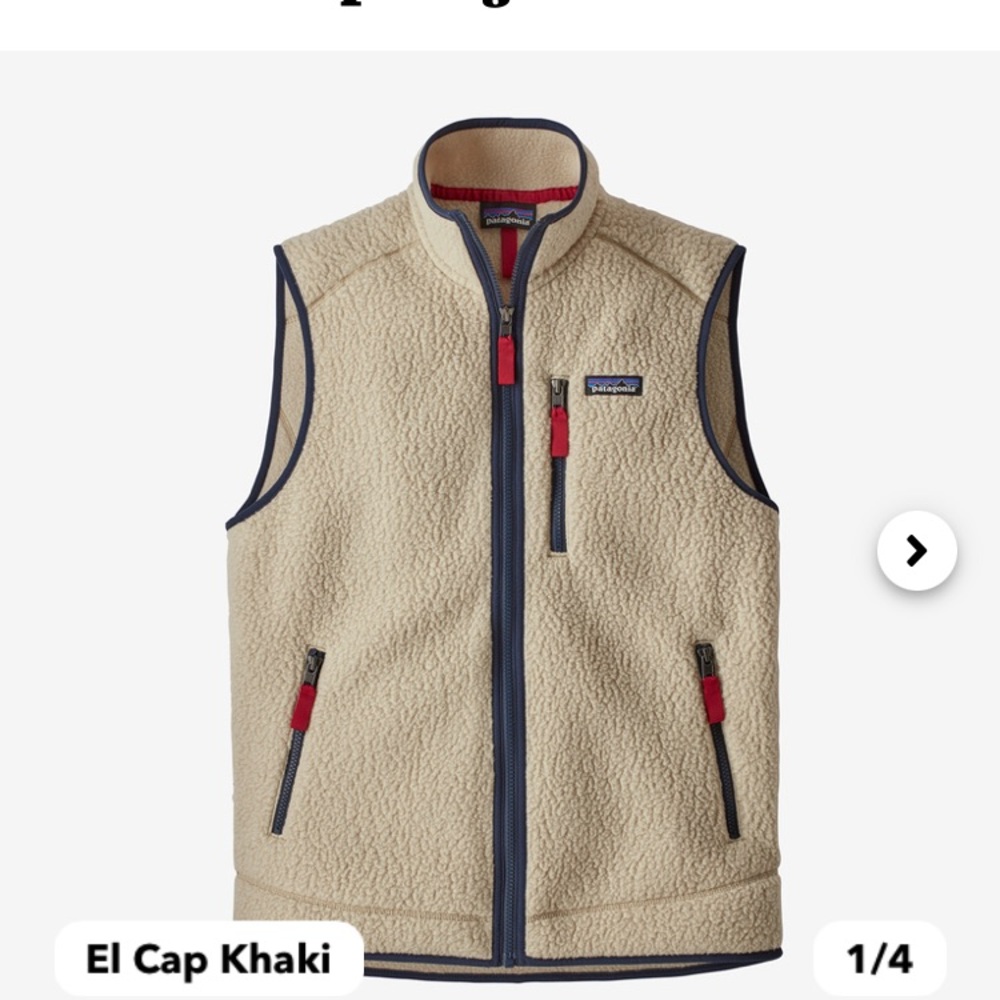 Patagonia Retro Fleece Vest - Size XL